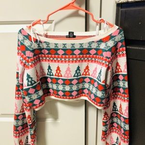 Cropped Ugly Christmas Sweater